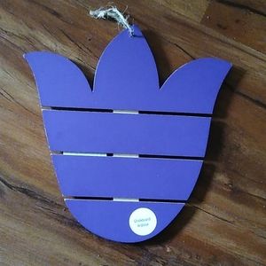 Purple Tulip Chalkboard